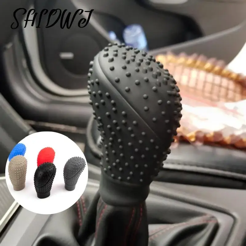 

Hot Sales Car Hand Brake Cover Anti Slip Silicone Manual Automatic Transmission Automobile Shift Lever Shift Knob Accessories