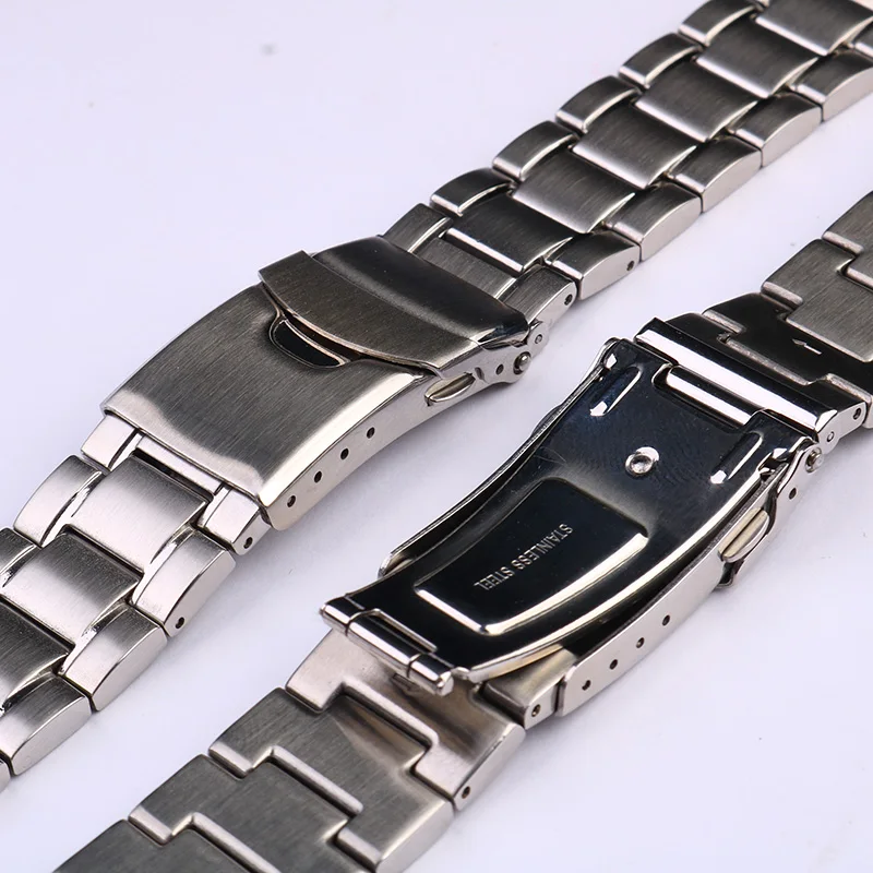 Stainless Steel Belt Bracelet | Seiko Integrated Bracelet | Stainless Steel  Wristband - Watchbands - Aliexpress