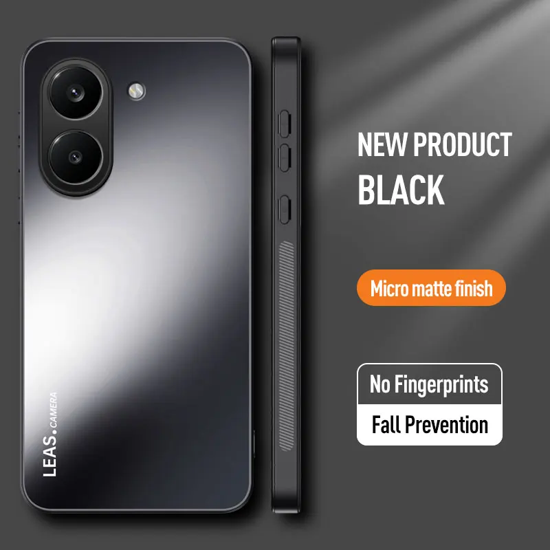 Shockproof Frosted Matte Hard Bumper with Camera Protection