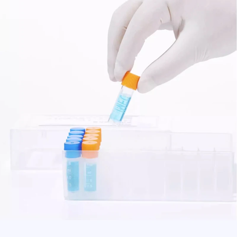 1.8ml IMEC Tube PP Cryo Tube Plastic Frozen storage Laboratory Freezing Tubes for Lab Analysis With Screw Cap , 100pcs