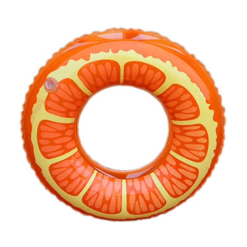 

New design custom PVC fruit inflatable custom swim ring