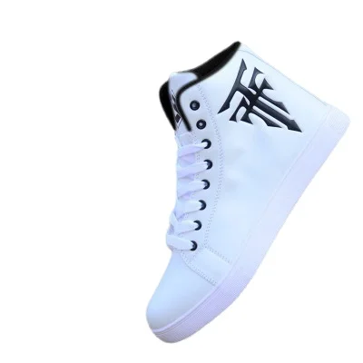 

White Sneakers Man Vulcanized Sneakers Male Comfortable High Top Shoes Men Autumn Spring 2023 Fashion Mens Shoes Vulcanize Shoes