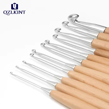 Wood Handle Crochet Hooks Set 1
