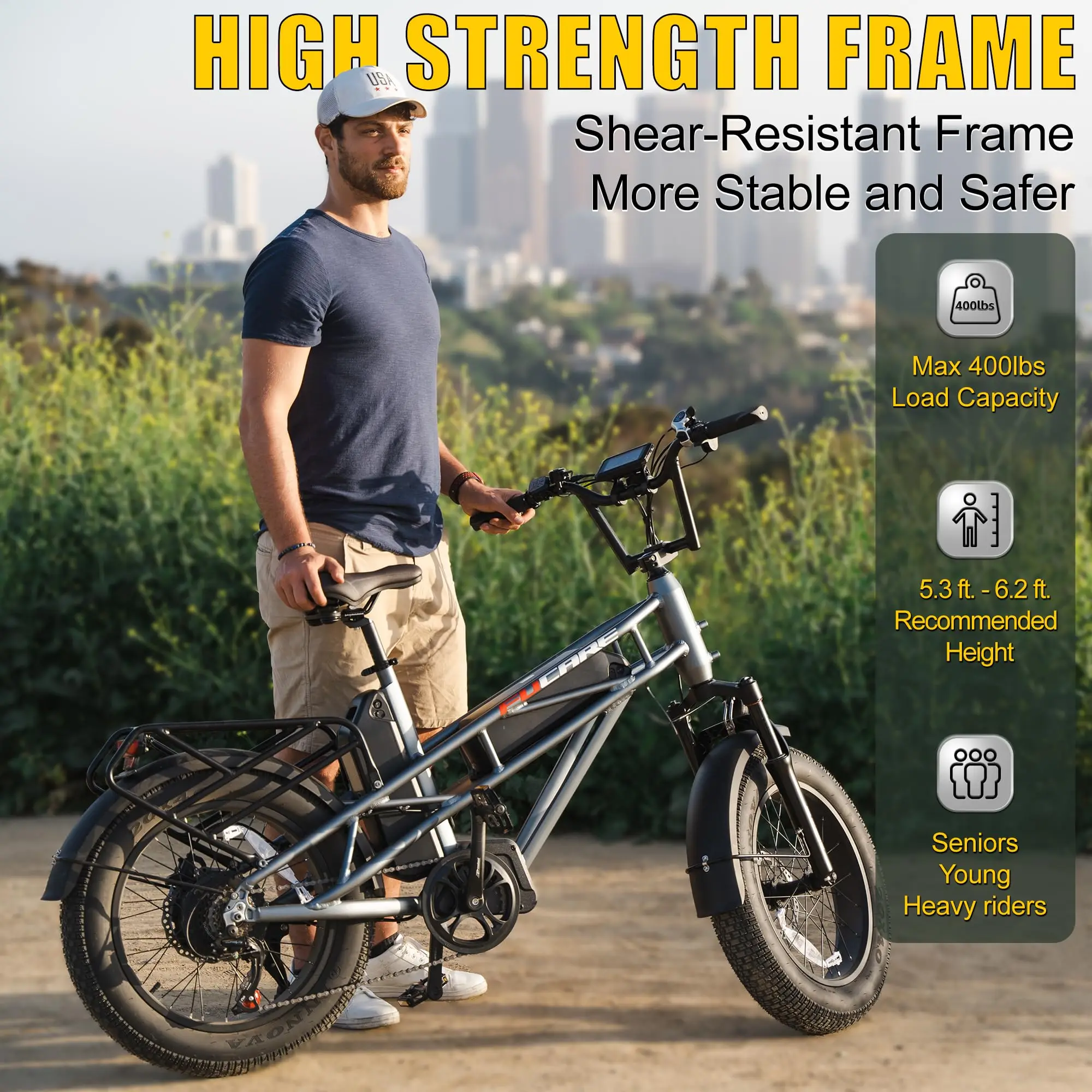 Electric Bike Mountain Bike For 400 Pound Rider Ebike Bicycle For 400 Lb Rider Bike For 400 Pound Rider Top