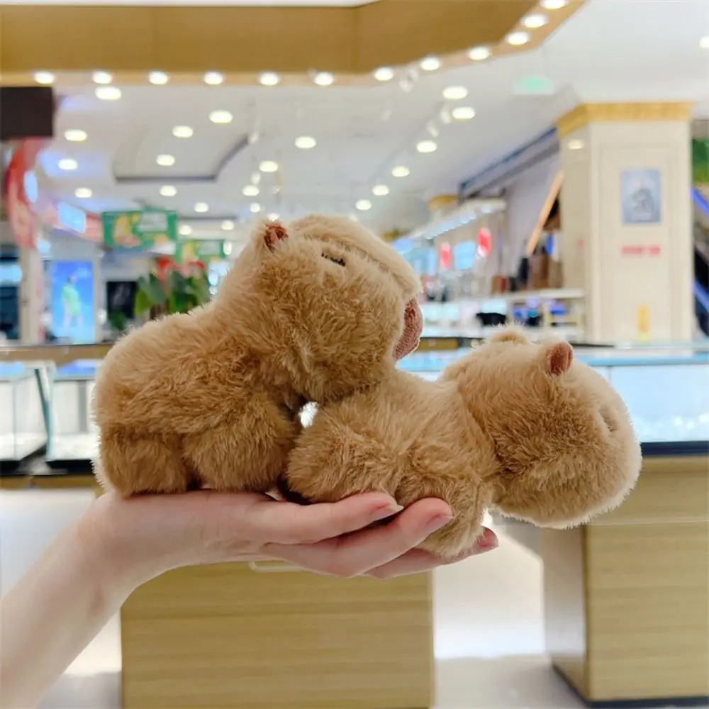 카피바라 박수 서클 장난감, 카피바라 봉제 장난감, 스냅 랩 손목 밴드 팔찌, 카피바라 봉제 핸드 링