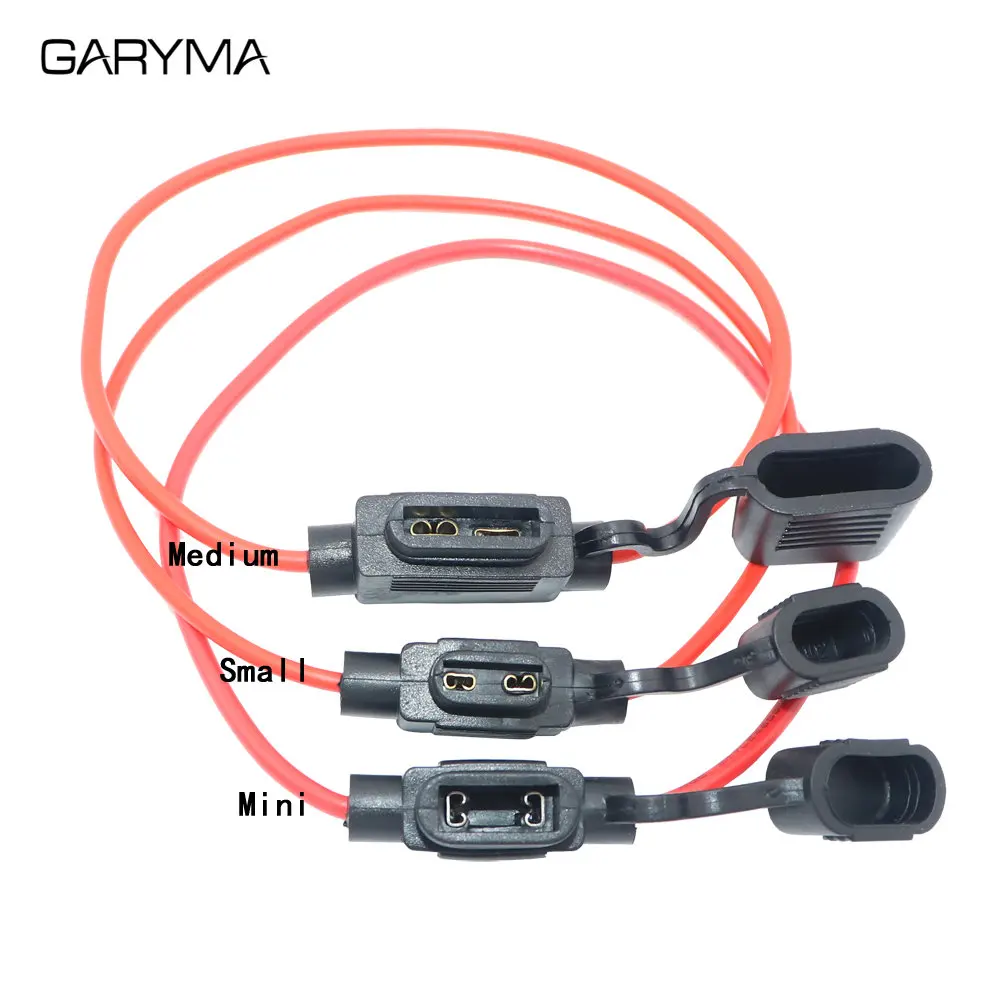 Fuse Holder Mini/Small/Medium 12V Car Waterproof ATO ATC ATM APM Box 18/16/14/12/10AWG With 3A-40A