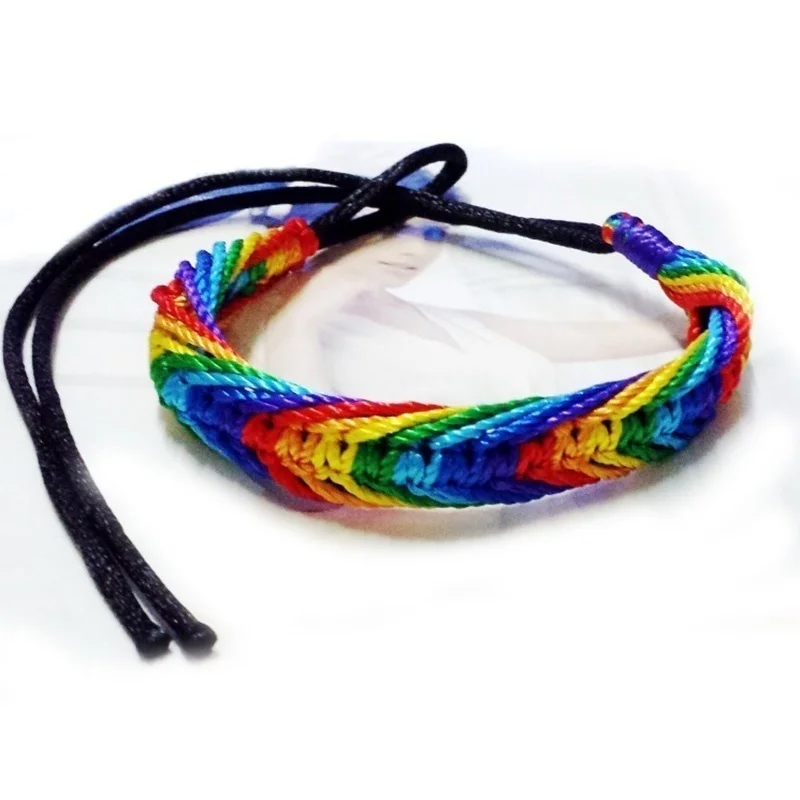 4 Pcs Colorful Handmade Braided Friendship Bracelets Ankle Bracelet Prayer Bracelet Party Gifts