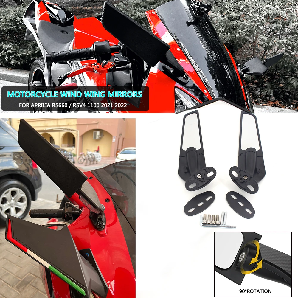 Für Honda CBR 500R CBR500R 2016-2023 2021 2022 Stealth Spiegel Einstellbare Drehen HD Glas Flügel spiegel Motorrad zubehör – Detail 4