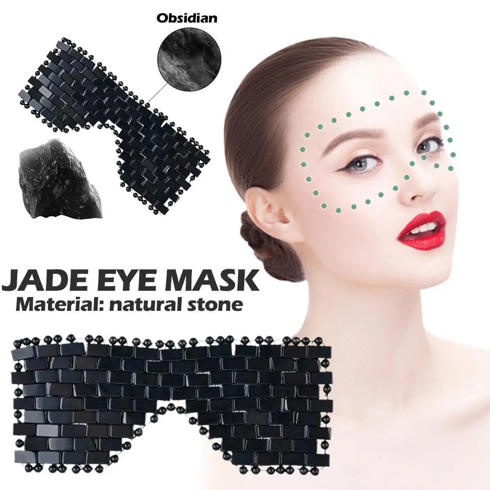 Jade Eye Mask Stone Eye Mask Hot & Cold Using Jade Mask Green Jade