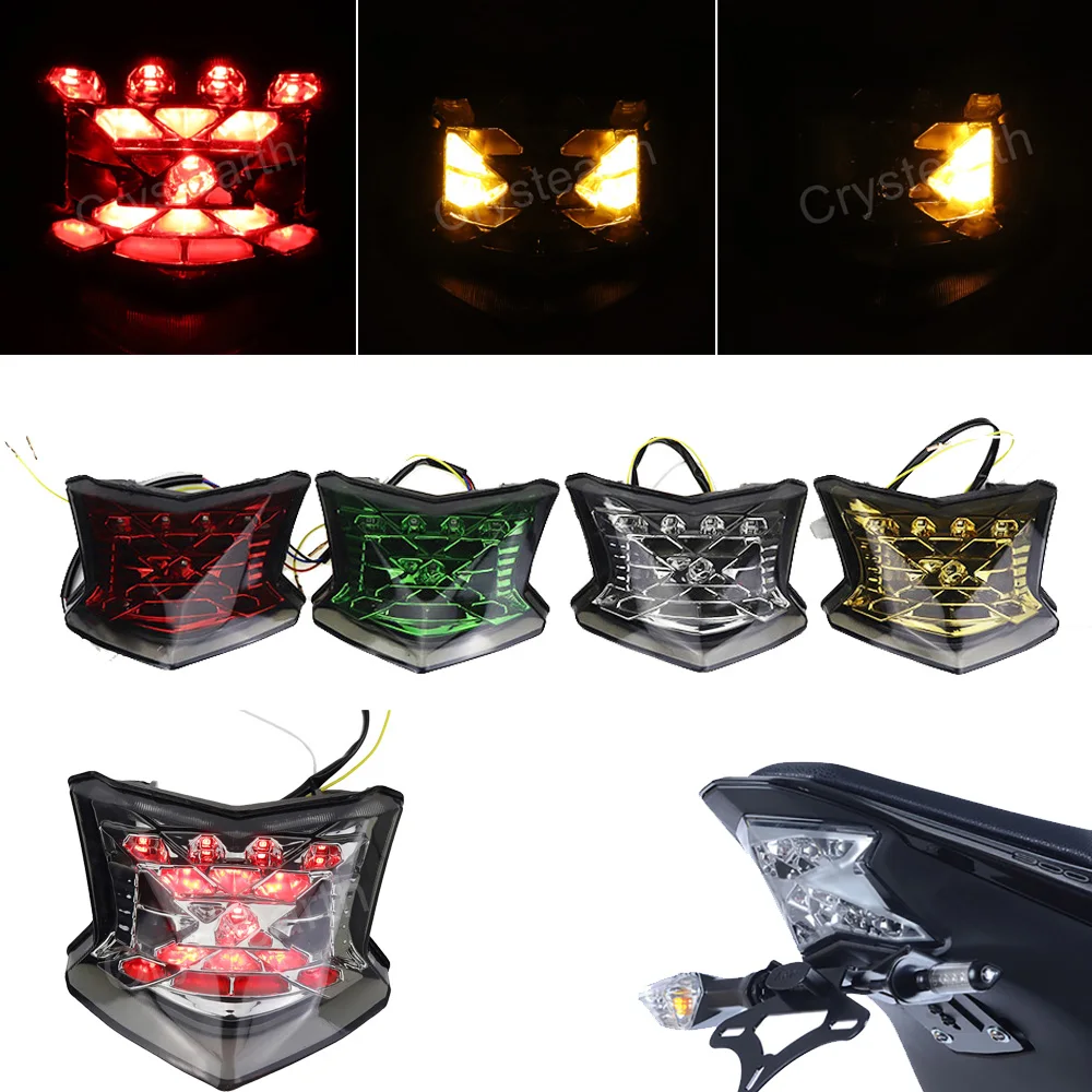 

Motorcycle Rear Tail Light Brake Turn Signals Integrated LED Light Lamp For Kawasaki Z900 Z650 Ninja 650 ABS 2017 2018 2019