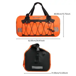 Waterproof Reflective Outdoor Adventure Tail Bag (60L Orange)