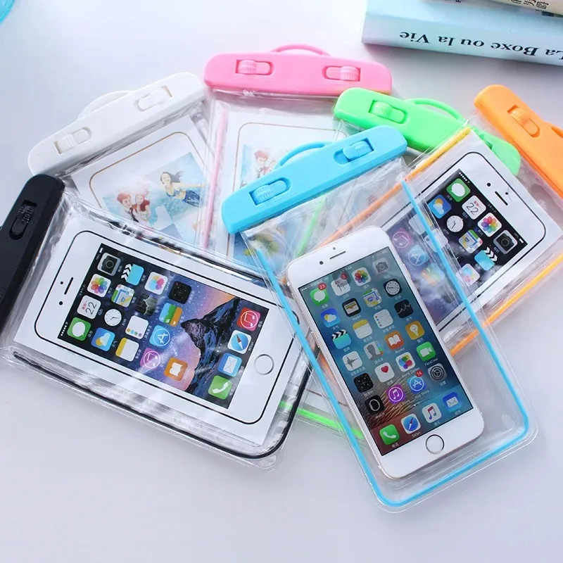 Universal Waterproof Phone Pouch 6 Inch for Swimming Diving Beach Underwater