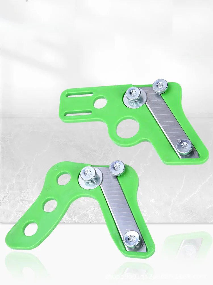 Edge Banding Trimmer Veneer Edge Cutter Tool Veneer Edge Trimmer with Retractable Blade Woodworking Cutter Manual Trimming Tool 5