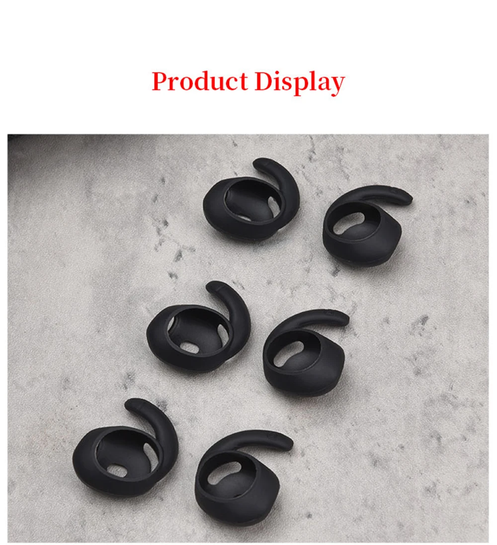 4Pcs Silicone Ear Tips for Apple Airpods4 True Wireless Earbuds Eartips Airpods 4 TWS Earhook headphones Tips Anti-drop Hooks