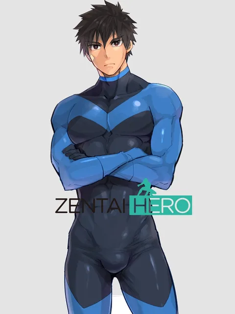 Anime Male Cosplay Costume Blue/black Zentai Bodysuits Suit Leotard  Jumpsuit Super Hero Adult Men Kids - Cosplay Costumes - AliExpress