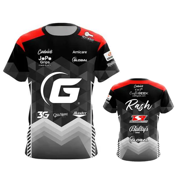 Summer Men's 900 Global Sean Rash CoolWick Bowling Jersey 3D Print Sports T-shirt Short Sleeve Loose Casual Sports Top