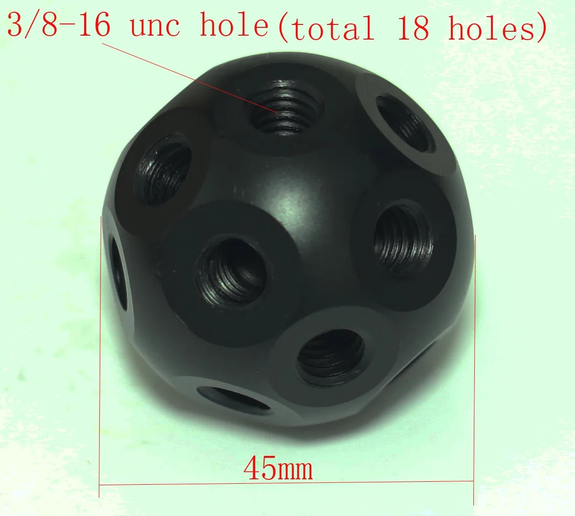 

Multifunctional Studio Magic Ball with 18 Evenly Distributed Standard 3/8 Universal Interface Photography Accessories