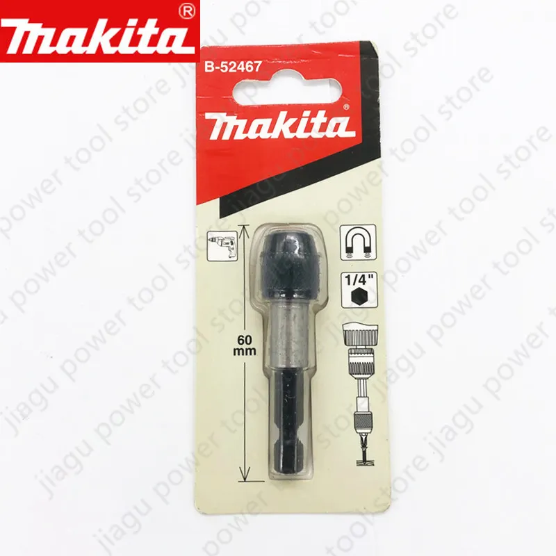 

Makita B-52467 Hexagonal Shank 60mm Tools Quick Change Bit Drag Holder Magnetic 1/4"