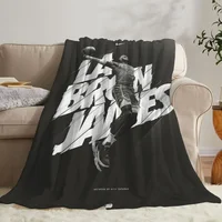 L-LeBron JamesS Children's Blanket Bed Designer Blanket King Size Home Interior Warm Blankets for Cold Blankets Sofa Decoration 1