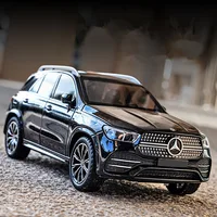 1:24 GLE GLE 350 300 450 Alloy Car Model Diecast Metal Toy Off-road Vehicles Car Model Simulation Sound and Light Childrens Gift 1
