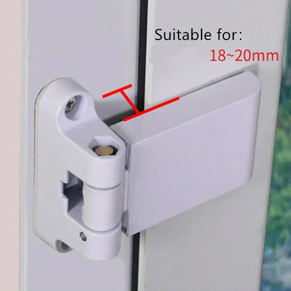 Set Di 3 Cerniere Per Porte E Finestre In Bianco - Ricambio Per Serramenti Con Alta Portata - Foto 2