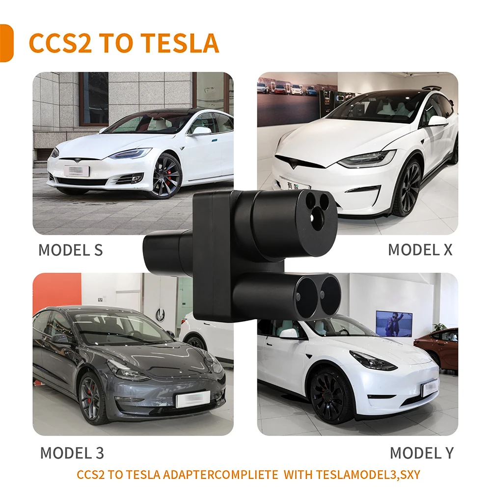 CCS2 to Tesla EV Charger Adapter 400A 1000V Electric Vehicle DC Charging Station CCS COMBO 2 To TPC Convertor for Teslas Model 150