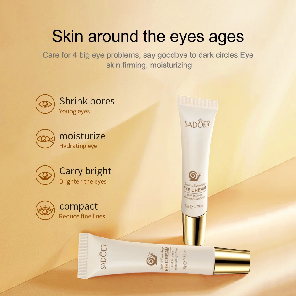 Instant Eye Bag Removal Cream Collagen Removal Wrinkles Lifting Fade Fine Lines Moisturizing Brightening Anti Puffiness Eye Care eye cream