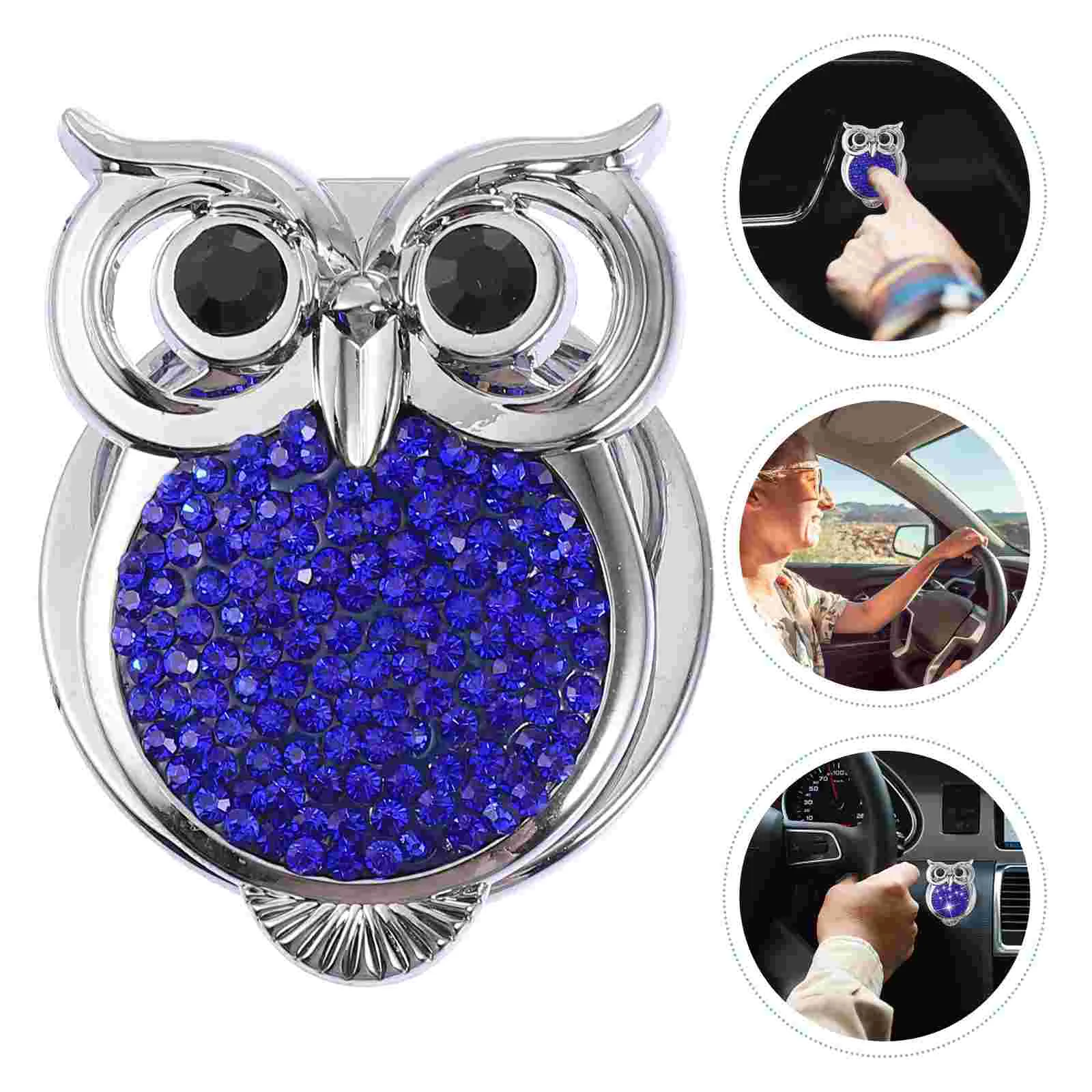 Switch Cover Owl Push Start Button Car Decor Car Auto Interior Protection Decoration