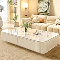 Table basse élégante et transparente, design simple, moderne, de luxe, table d'appoint, table à écrire, meubles de salon 3