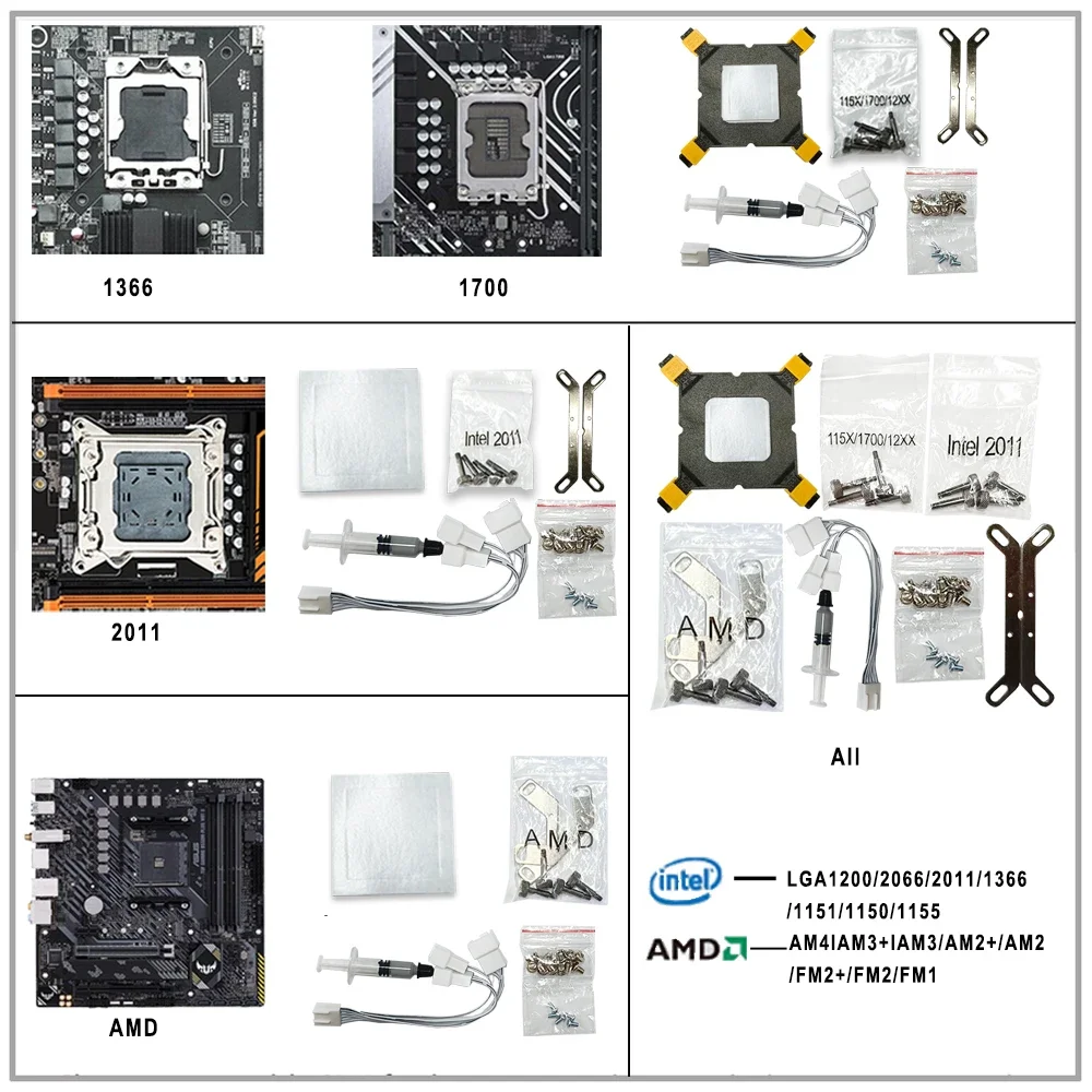 冷却ファンIWONGOU-CPU液体ヒーター,Intel 1700,lga 120,am4,4ピン,pwmファン,2011mm, argb  1700,amd - AliExpress