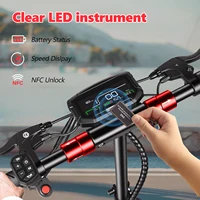 Trottinette électrique Moteur 800W Batterie 48V13AH Siège amovible Trottinette électrique adulte Pneu 10 pouces Trottinette tout-terrain pliable pour trajets urbains 3