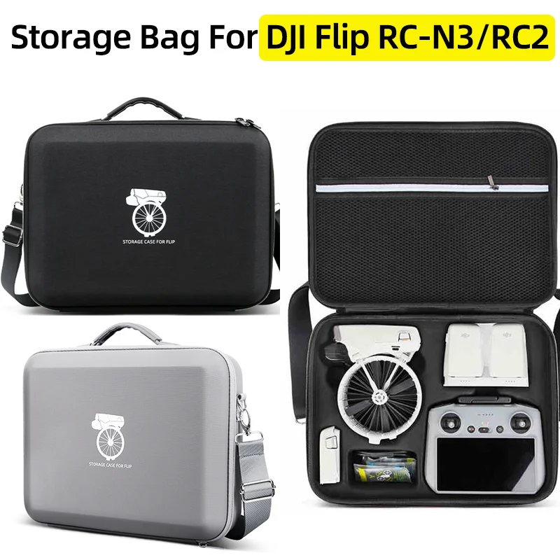For DJI Flip Drone Portable Single Shoulder Carrying Case Storage Bag Shockproof Anti-fall Box Anti-scratch Protective Accessory