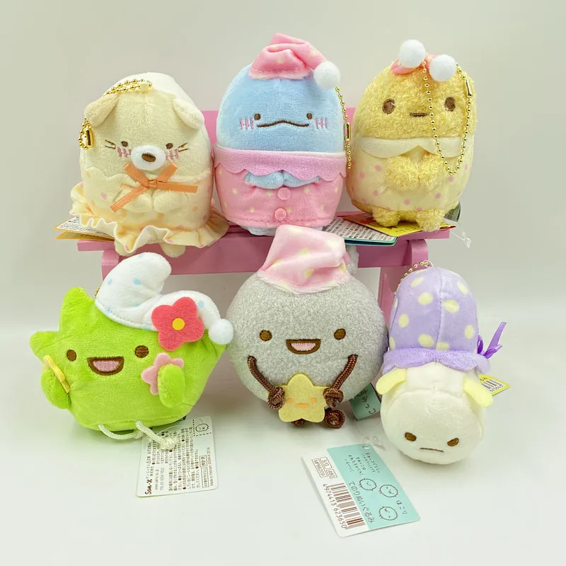 New Sumikko Gurashi Cosplay Sanx Keychain Bioplush Keychain Pendants