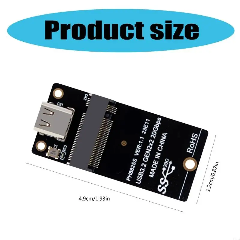 R9UA M.2 To Type C NVME Solid Disk Adapter Board For Speed Transfer ASM2364 Chip