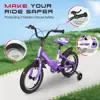 16-18 Inch Kids' Training Bike with Wheels, Suitable for Ages 3-10, Multi-Colored Dual Brake Bicycle for Toddlers