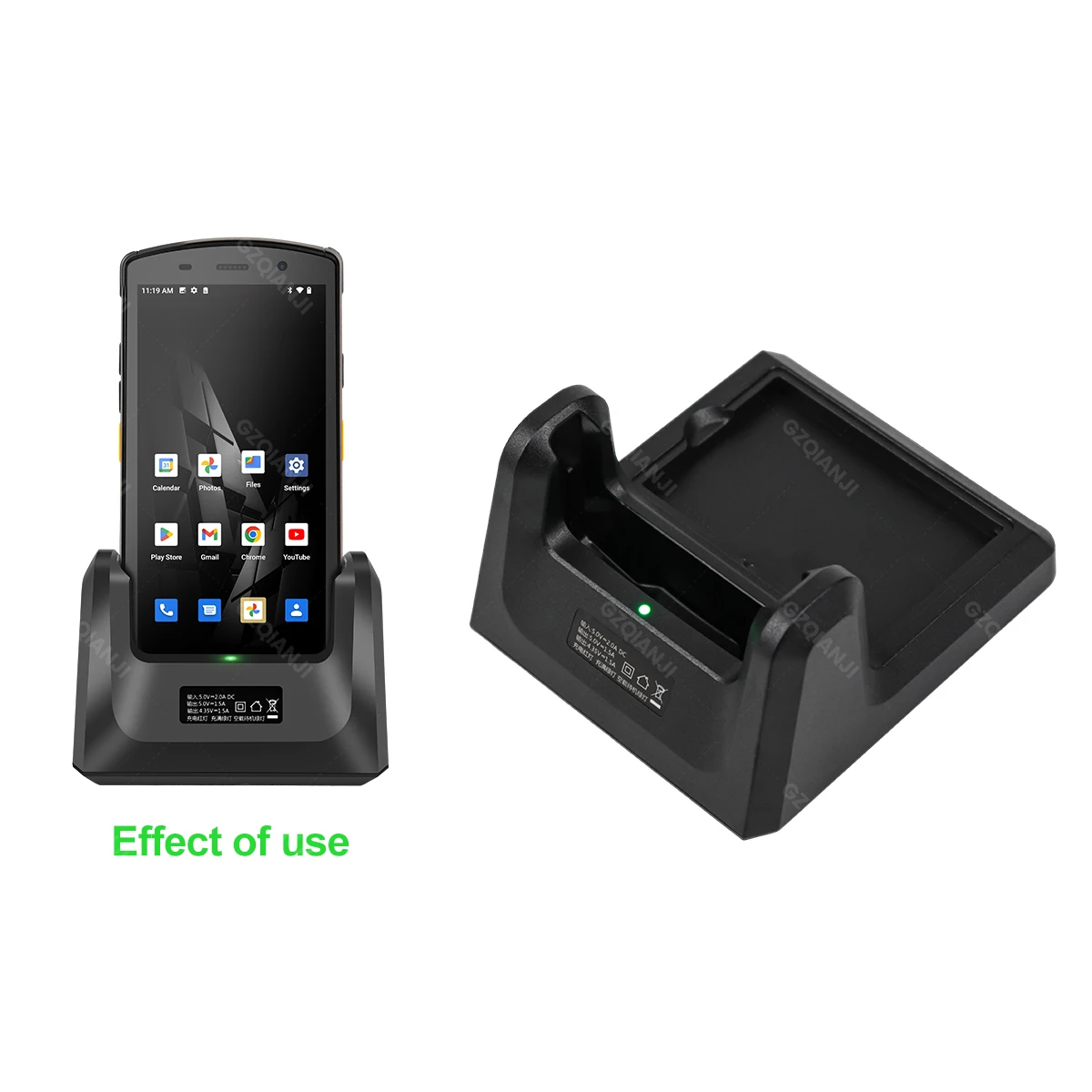 4G Android 12 Handheld Terminal POS PDA Data Collector 4+64GB Running 1D Barcode 2D QR Scanner NFC Reader Charger Strap Lanyard