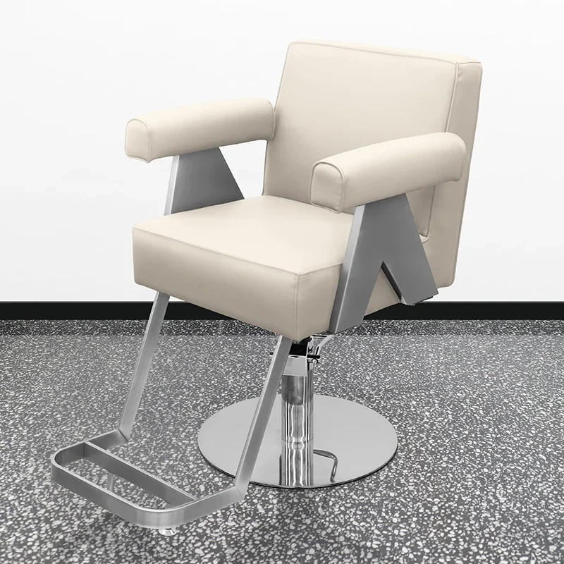Manicure Swivel Barber Chair Makeup Stool Modern Saloon Hairdressing Chair Cosmetic Nail Tech Cadeira Ergonomica Furniture