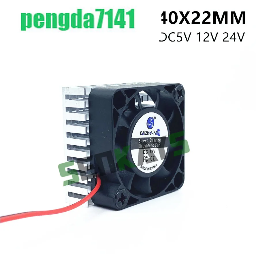 

New DC 5V 12V 24V 0.1A 4010 4CM 40mm 40x40x10mm BGA Fan Graphics Card Fan With Heat Sink CoolerCooling Fan 2pin