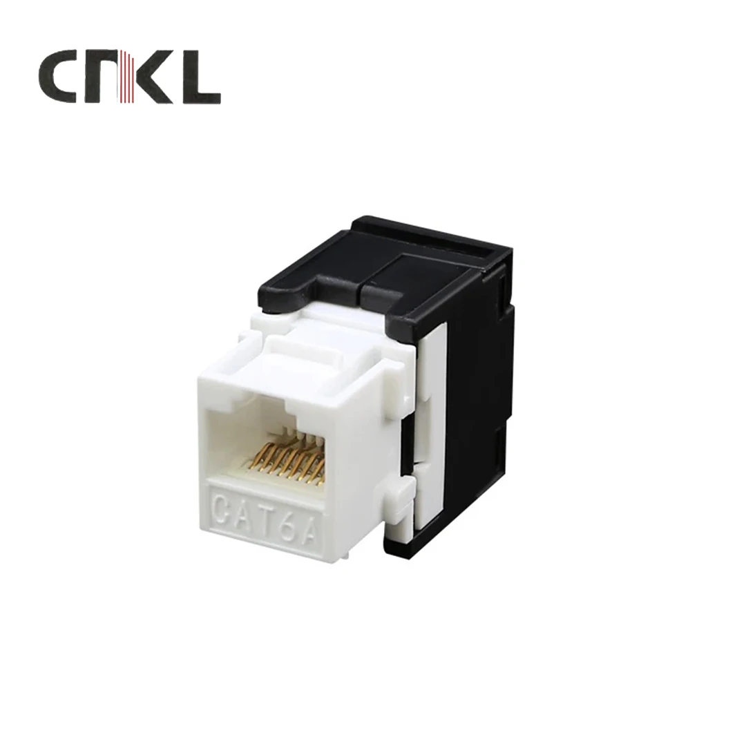 

10pcs UTP CAT6A RJ45 Ethernet Network Module Cable Jack Coupler Connector Information Socket Computer Outlet Adapter