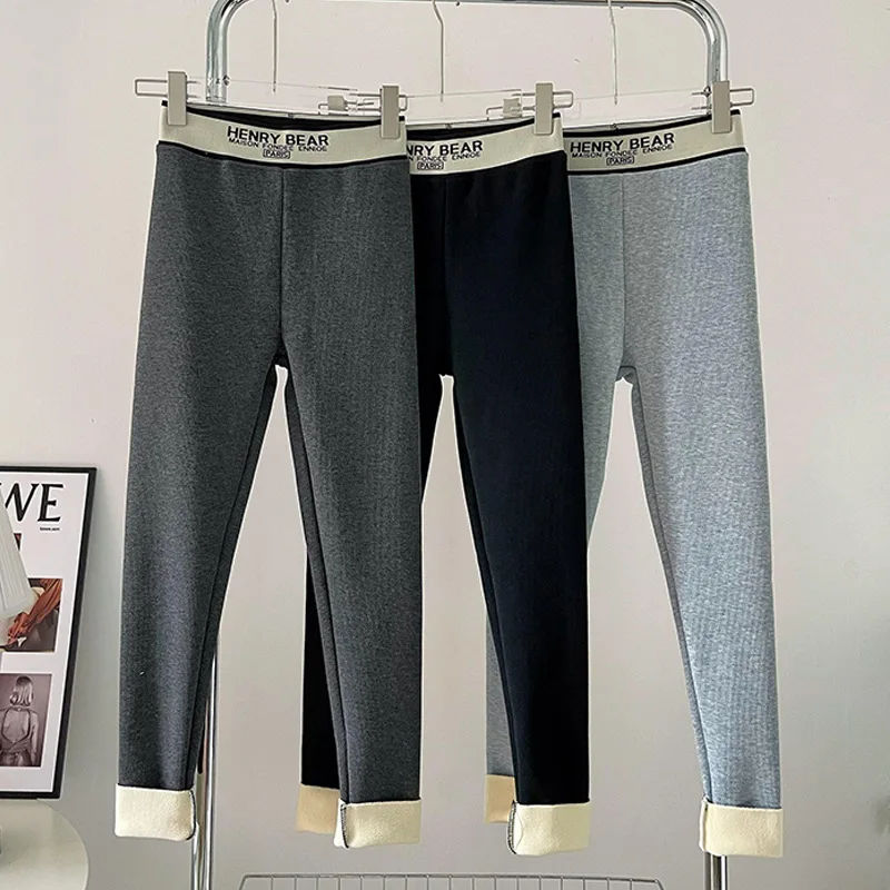 

Plush leggings for women's 2022 winter wear New slim fit stretch thickened leggings for women