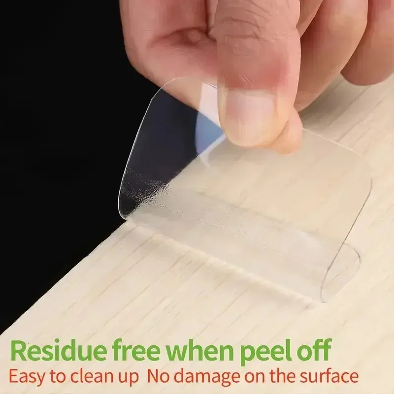 Heavy-Duty Transparent Nano Tape - 50pcs Strong Double-Sided Adhesive, Removable & Residue-Free for Versatile Use in Home, Car, and DIY Projects