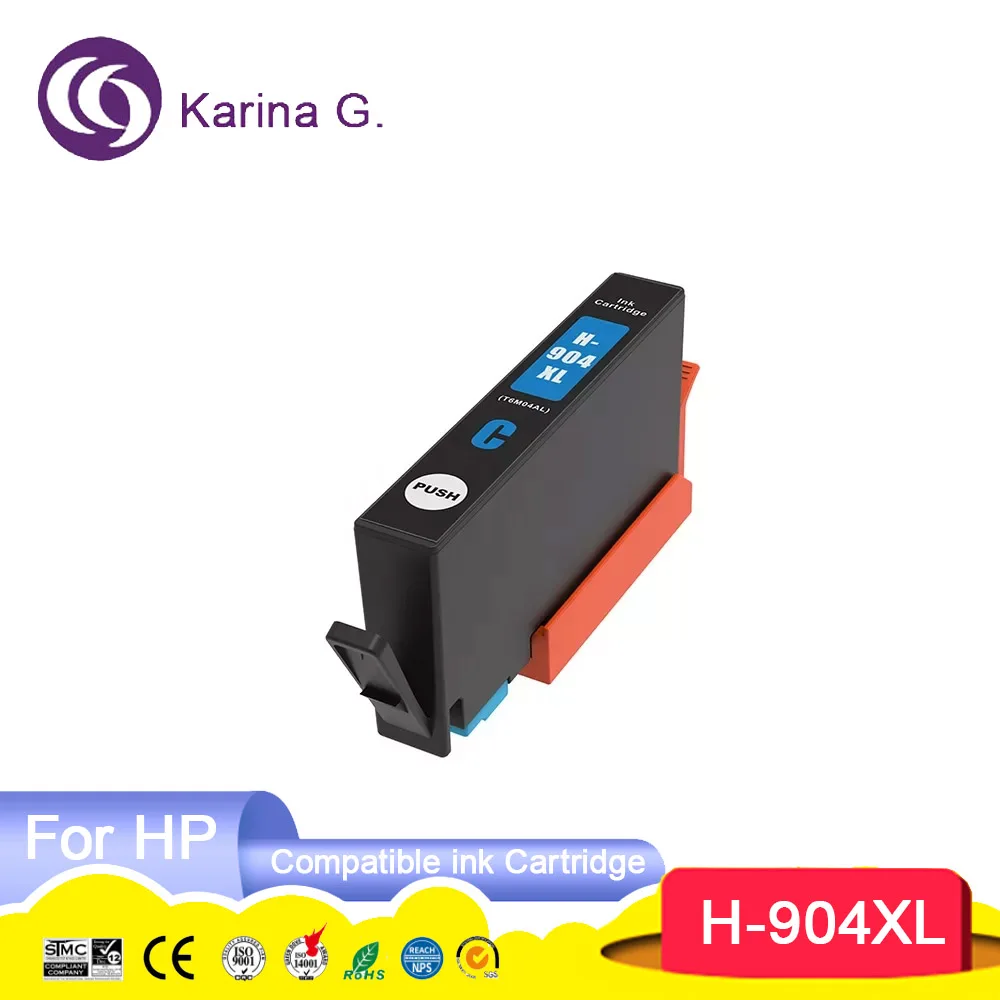 Cartouche d'encre couleur Premium pour imprimante HP, Compatible avec  OfficeJet Pro 904 904XL 908 6970 908XL T6M16AL - AliExpress
