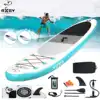 RXSY 2022 NEUE Aufblasbare Aufblasbare Surfbrett Aufstehen Bord Paddel Wasser Sport Bord Boot + Hochdruck Pumpe 320x76x15cm 1