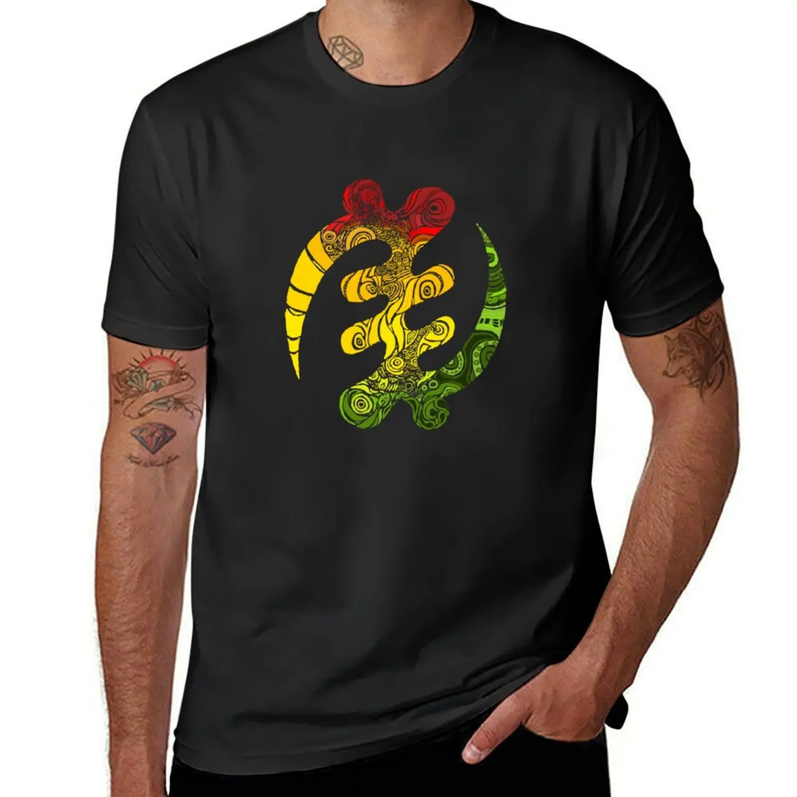 

Gye Nyame symbol only T-Shirt kawaii clothes customizeds plain t shirts men