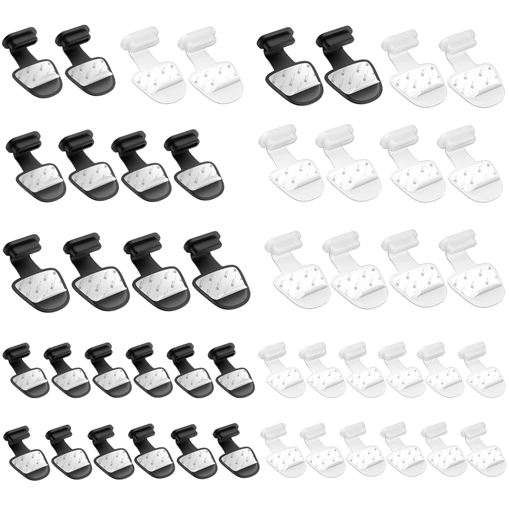 2/4/6pcs Silicone Phone Charging Port Dust Plug for iPhone Anti-lost Dustproof Cap Cover Mobile Phone Accessories