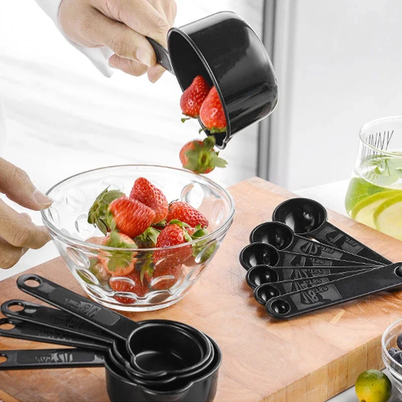 11Pcs Kitchen Measuring Spoons Teaspoon Coffee Sugar Scoop Cake Baking Flour Measuring Cups Baking Measuring Set Kitchen Gadget