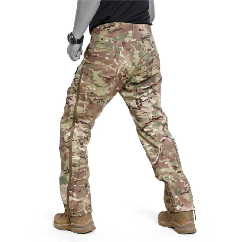 2.0 Hard Shell Waterproof Tactical Pants Men Spring Autumn Camouflage Training Combat Work Trousers Outdoor Sports Hiking Pants