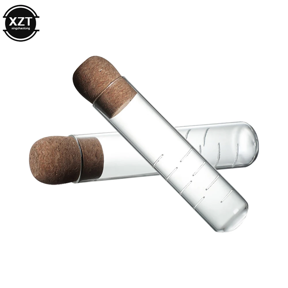 Transparent Glass Test Tube Tea Strainer Tea Filter Cork Glass Can Mini Lazy Person Drinking Set Kitchen Tools tea strainer,tea filter