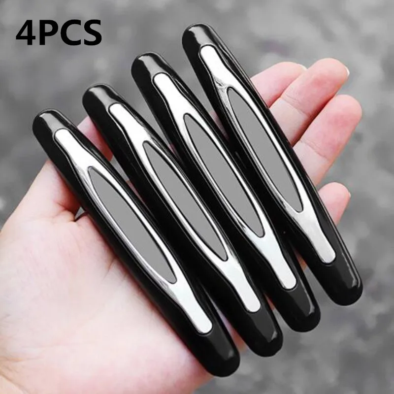 

4Pcs Car Styling Mouldings Door edge Protection Decoration Strip Auto Bumper Anti-collision Guard Buffer Protective Strip