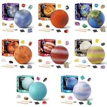 

DIY Mining Crystal Treasure Gems Archaeology 8 Planets Dig-out Mineral Mine Early Development Education Toys Development Educati